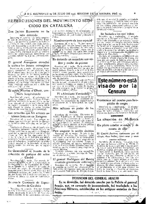 ABC MADRID 29-07-1936 página 23