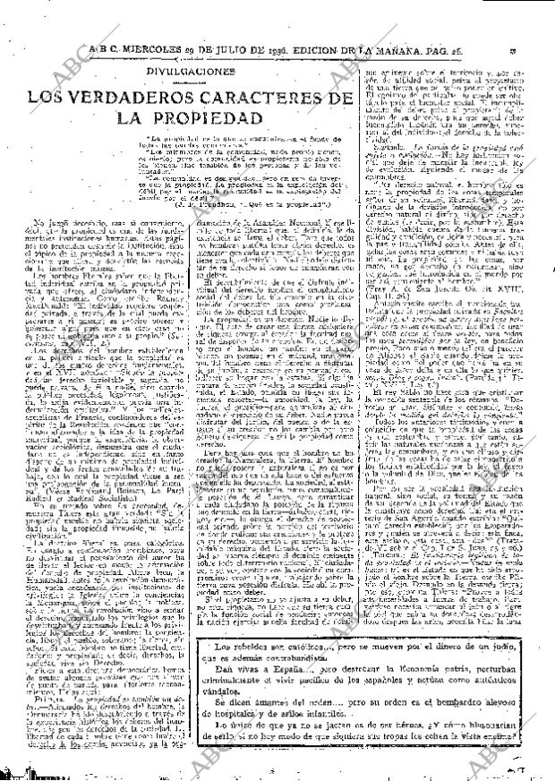 ABC MADRID 29-07-1936 página 26