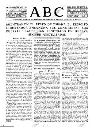 ABC SEVILLA 29-07-1936 página 1