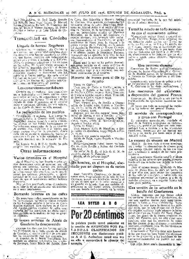 ABC SEVILLA 29-07-1936 página 9