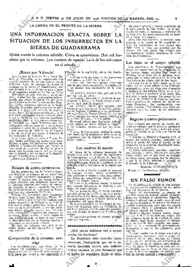 ABC MADRID 30-07-1936 página 17