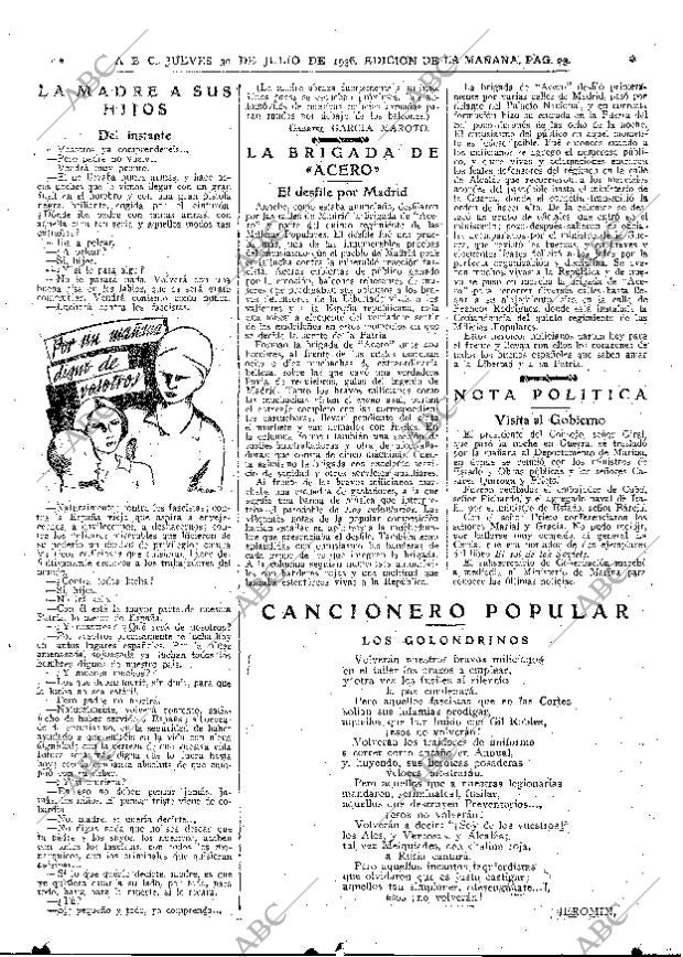 ABC MADRID 30-07-1936 página 23