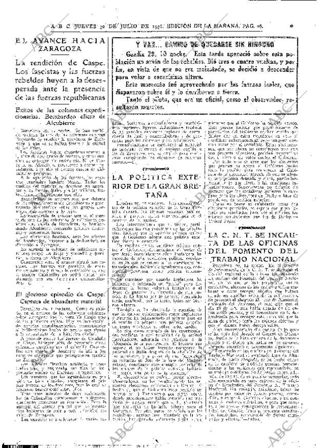 ABC MADRID 30-07-1936 página 26