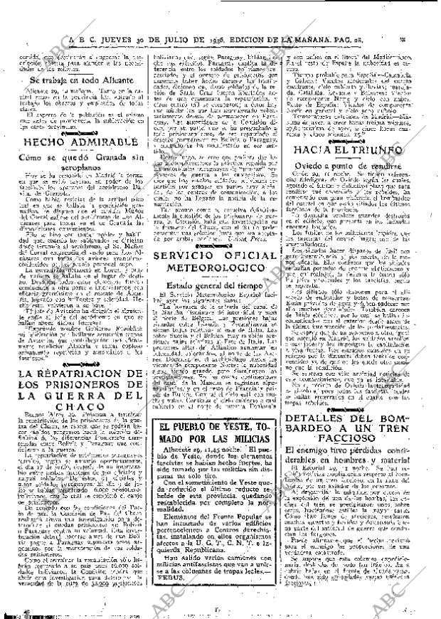 ABC MADRID 30-07-1936 página 28