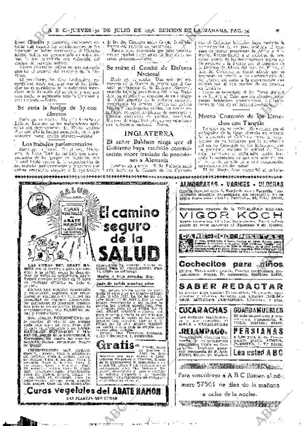 ABC MADRID 30-07-1936 página 34