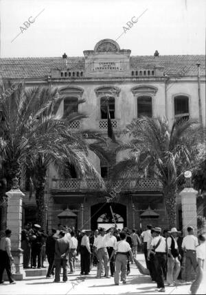 Cuartel de infantería de Valencia, Cuyos Soldados y Milicias Acudieron en...