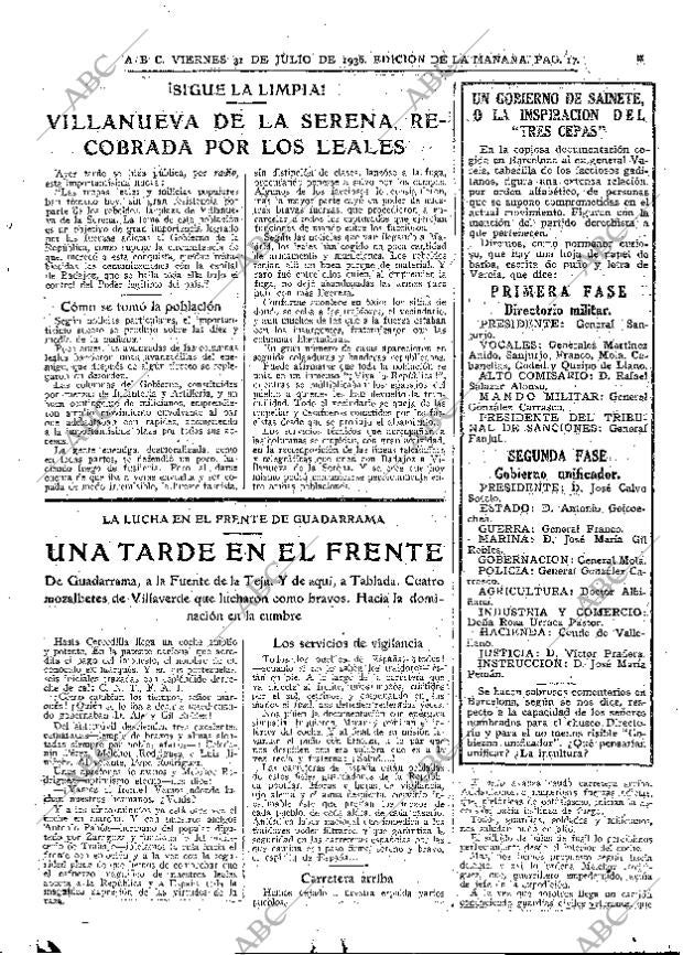 ABC MADRID 31-07-1936 página 17