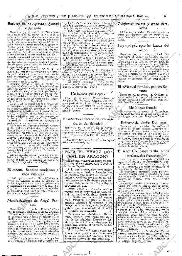 ABC MADRID 31-07-1936 página 22