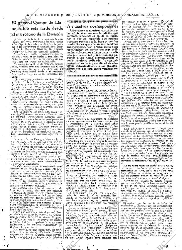 ABC SEVILLA 31-07-1936 página 13