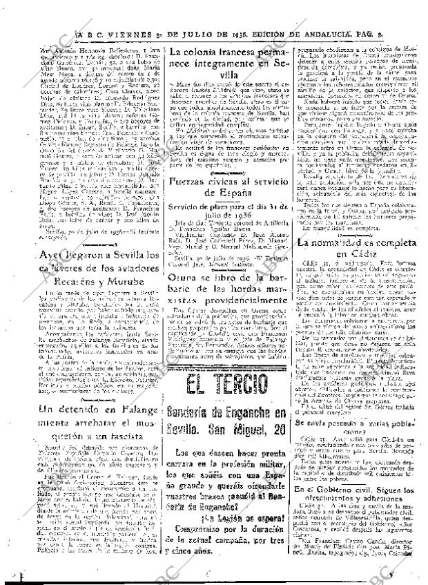 ABC SEVILLA 31-07-1936 página 3