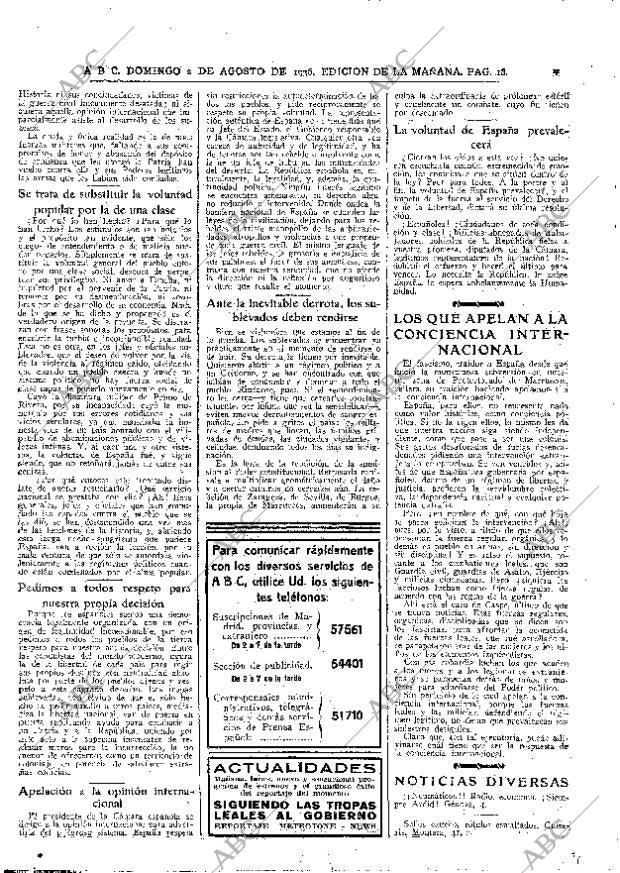 ABC MADRID 02-08-1936 página 18