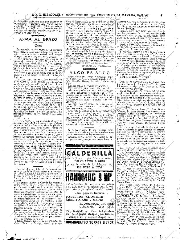 ABC MADRID 05-08-1936 página 16