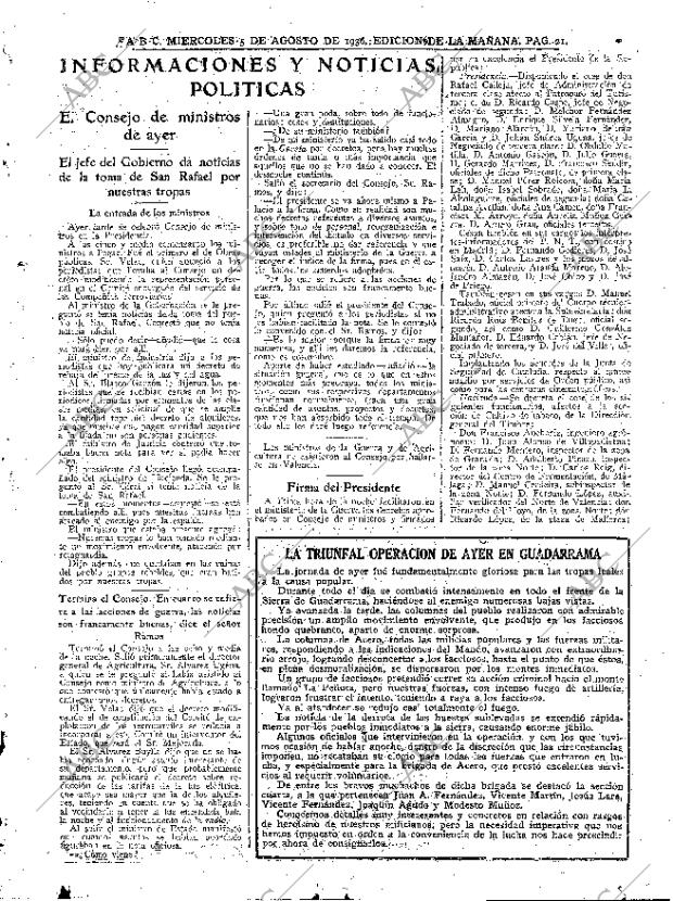 ABC MADRID 05-08-1936 página 21