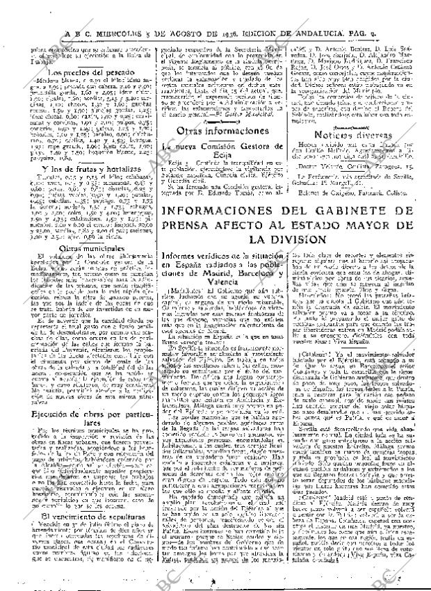 ABC SEVILLA 05-08-1936 página 9