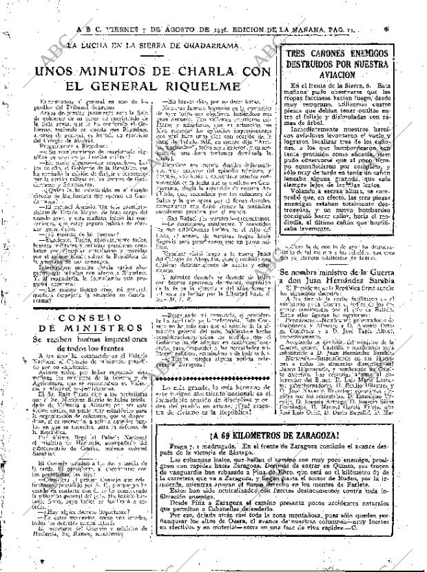 ABC MADRID 07-08-1936 página 9