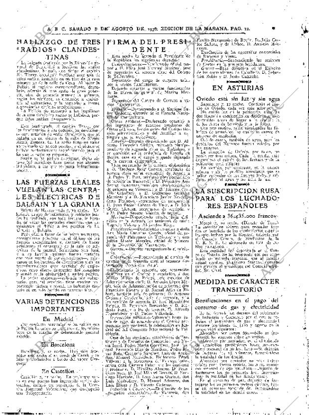 ABC MADRID 08-08-1936 página 12