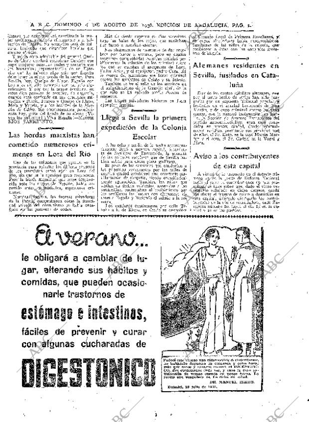 ABC SEVILLA 09-08-1936 página 2