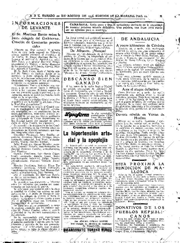 ABC MADRID 22-08-1936 página 12