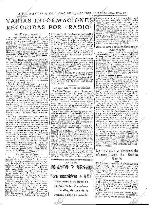 ABC SEVILLA 25-08-1936 página 17