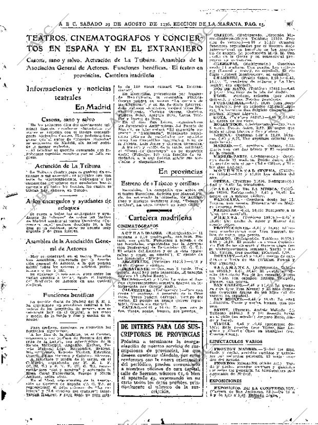 ABC MADRID 29-08-1936 página 13