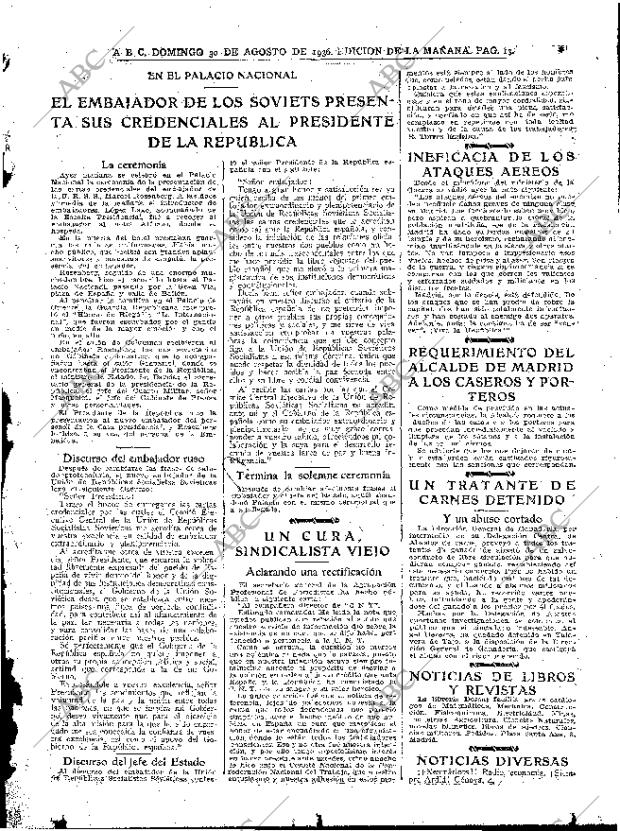 ABC MADRID 30-08-1936 página 13