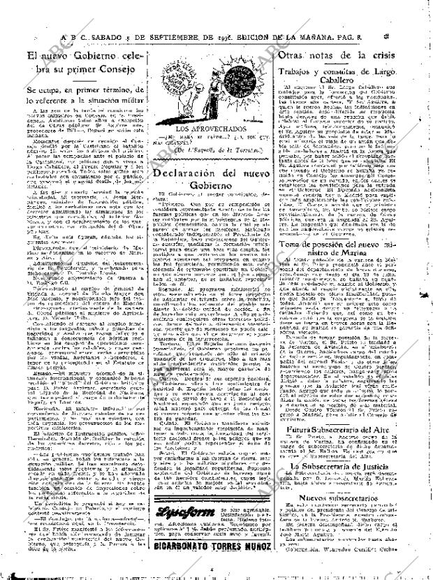 ABC MADRID 05-09-1936 página 8