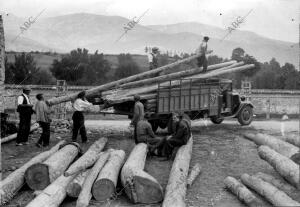 Madera para Puentes y Parapetos, en los Frentes de la Sierra