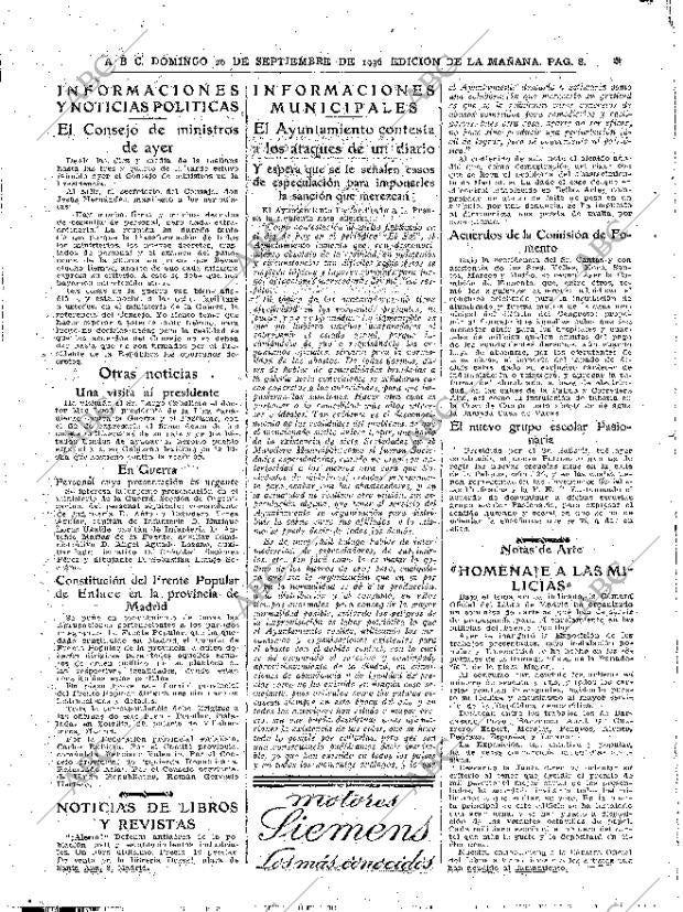 ABC MADRID 20-09-1936 página 6