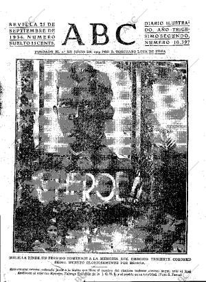 ABC SEVILLA 25-09-1936 página 1