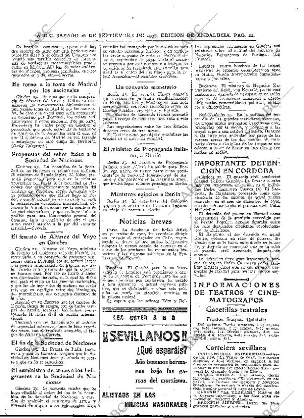 ABC SEVILLA 26-09-1936 página 21