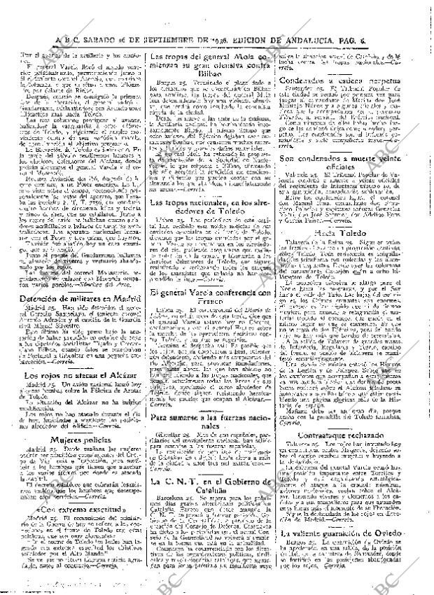 ABC SEVILLA 26-09-1936 página 6