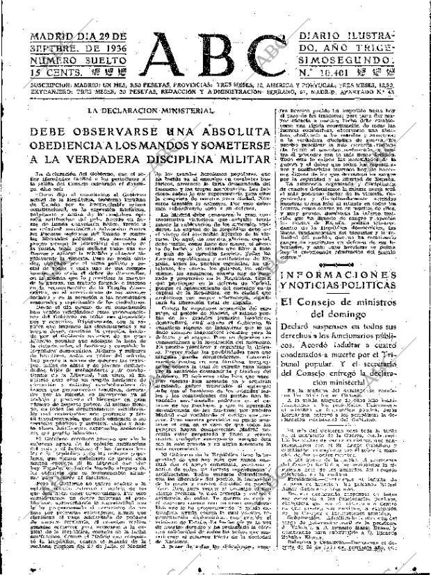 ABC MADRID 29-09-1936 página 5