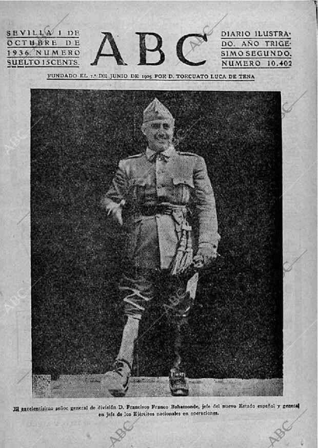 ABC SEVILLA 01-10-1936 página 1
