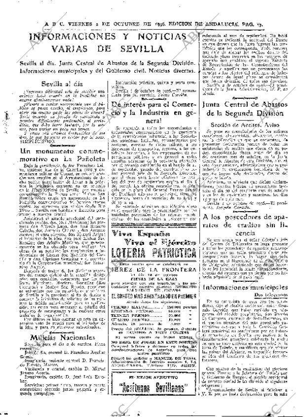 ABC SEVILLA 02-10-1936 página 17