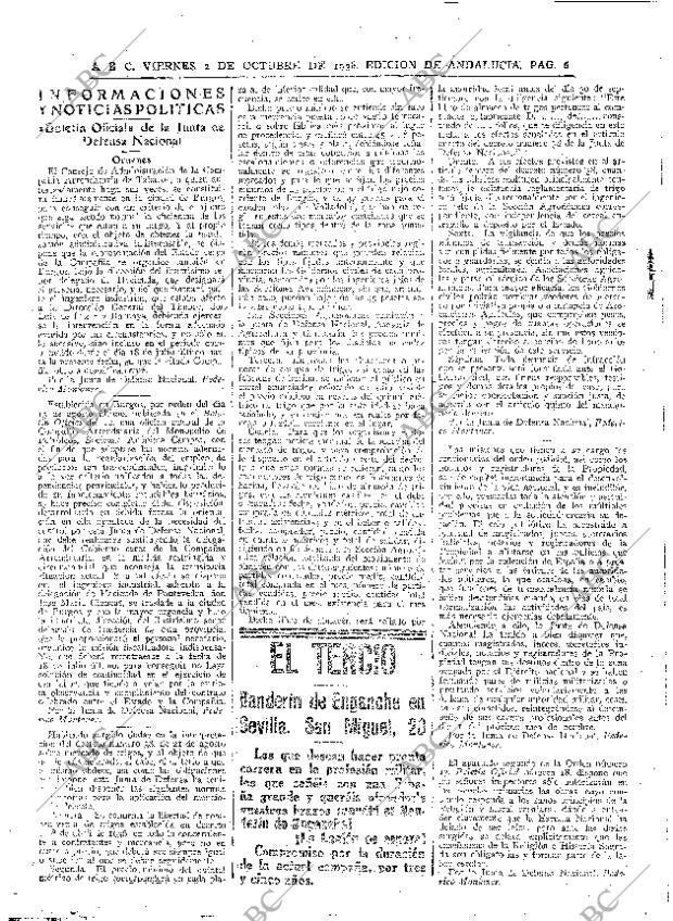 ABC SEVILLA 02-10-1936 página 6