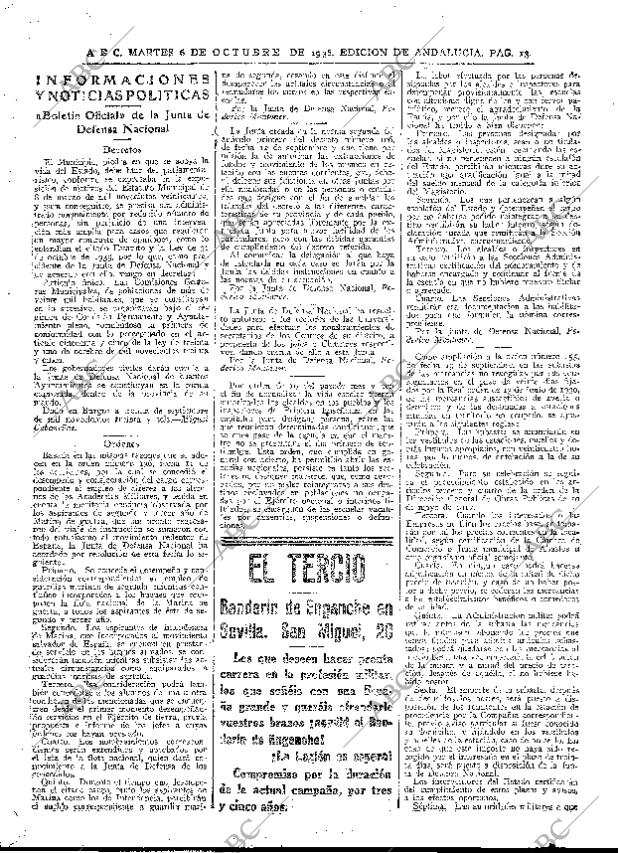 ABC SEVILLA 06-10-1936 página 9