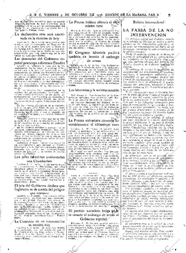 ABC MADRID 09-10-1936 página 8