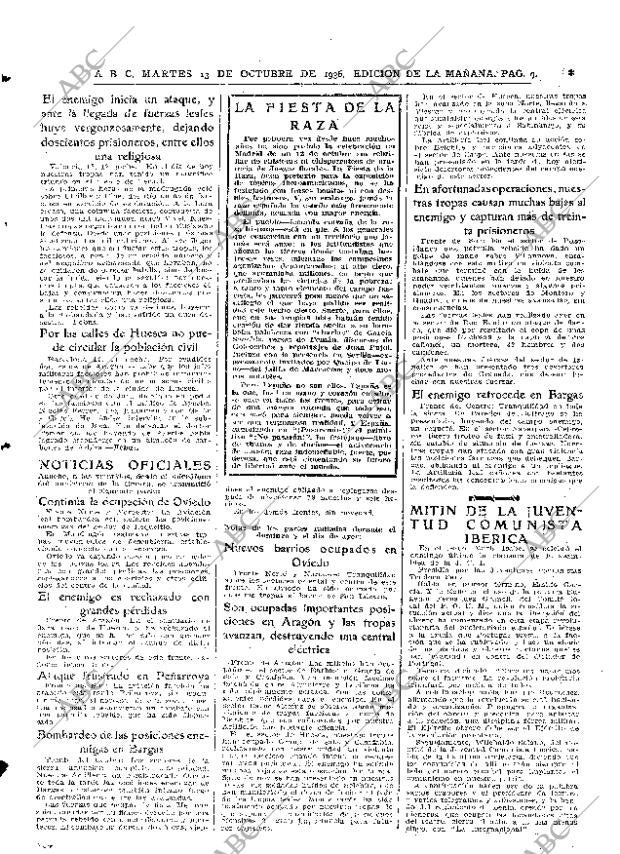 ABC MADRID 13-10-1936 página 9