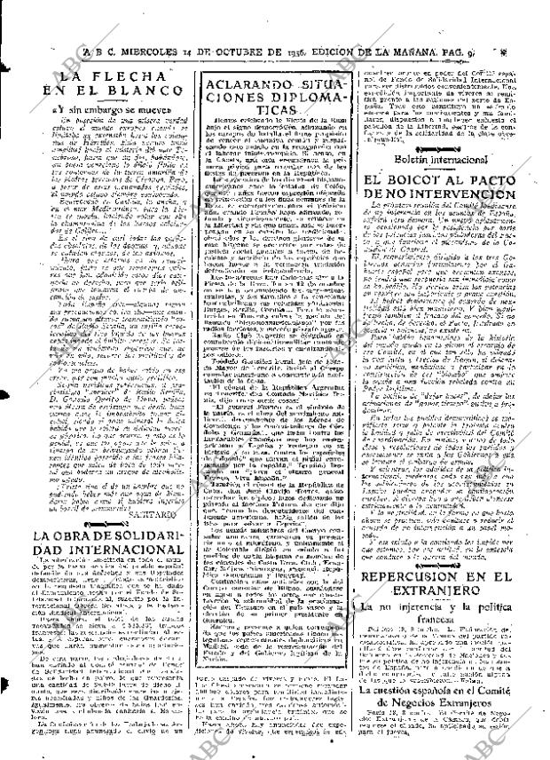 ABC MADRID 14-10-1936 página 9