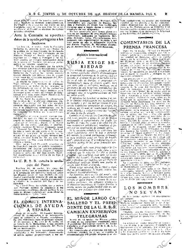 ABC MADRID 15-10-1936 página 8
