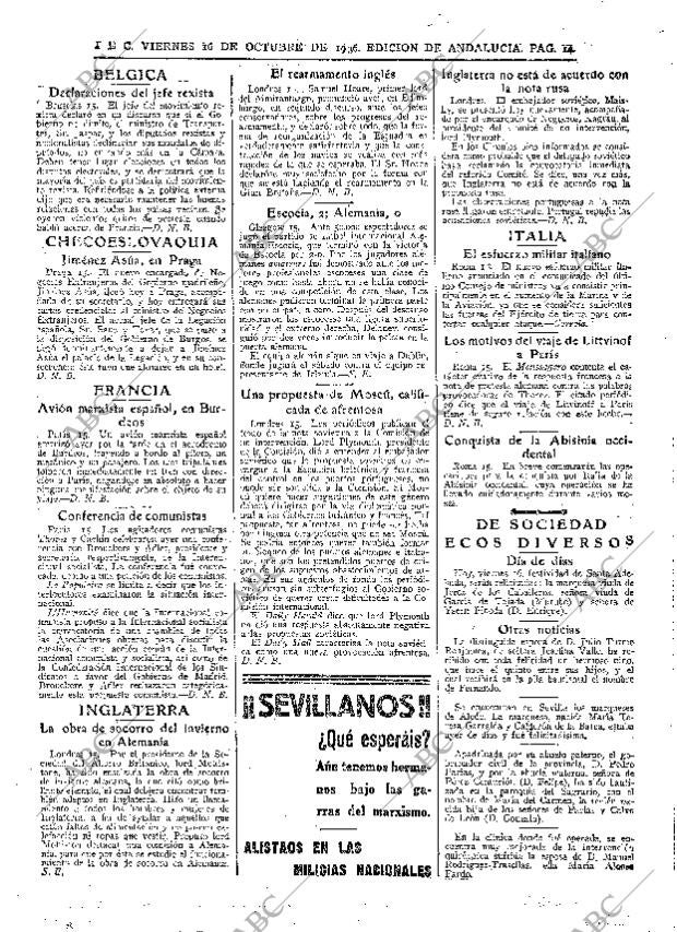 ABC SEVILLA 16-10-1936 página 14