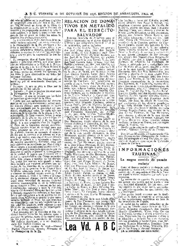 ABC SEVILLA 16-10-1936 página 16