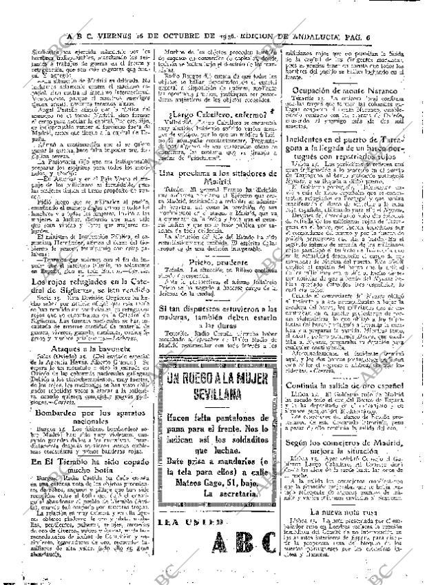 ABC SEVILLA 16-10-1936 página 6