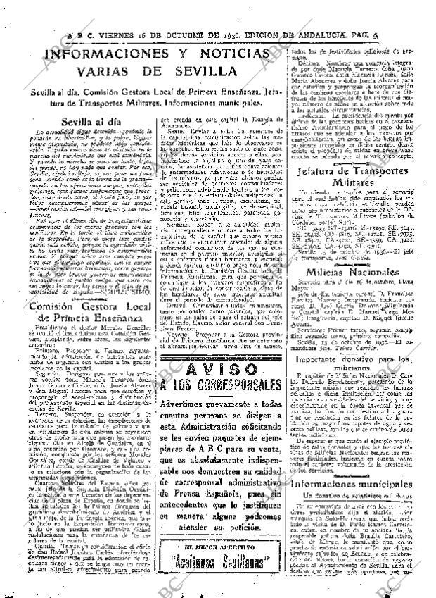 ABC SEVILLA 16-10-1936 página 9