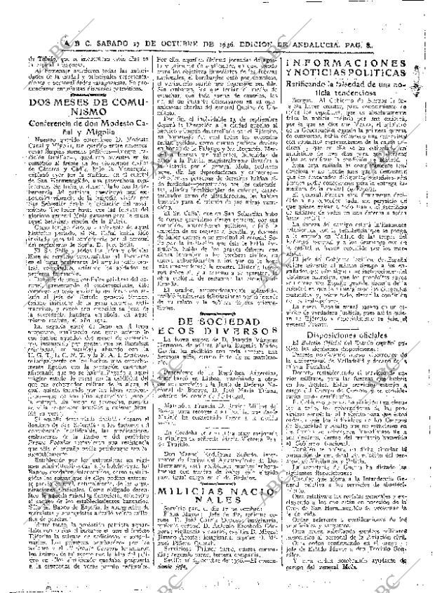 ABC SEVILLA 17-10-1936 página 8