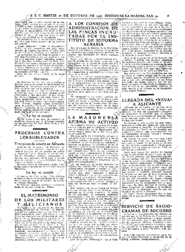 ABC MADRID 20-10-1936 página 12