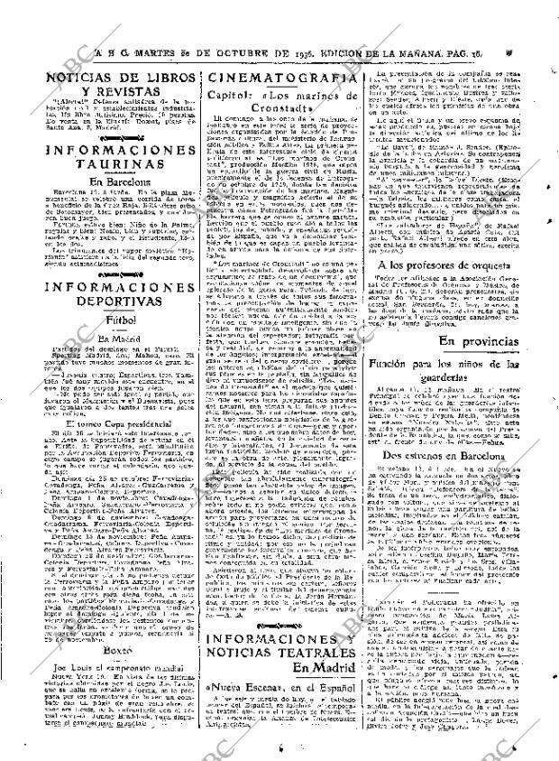 ABC MADRID 20-10-1936 página 16