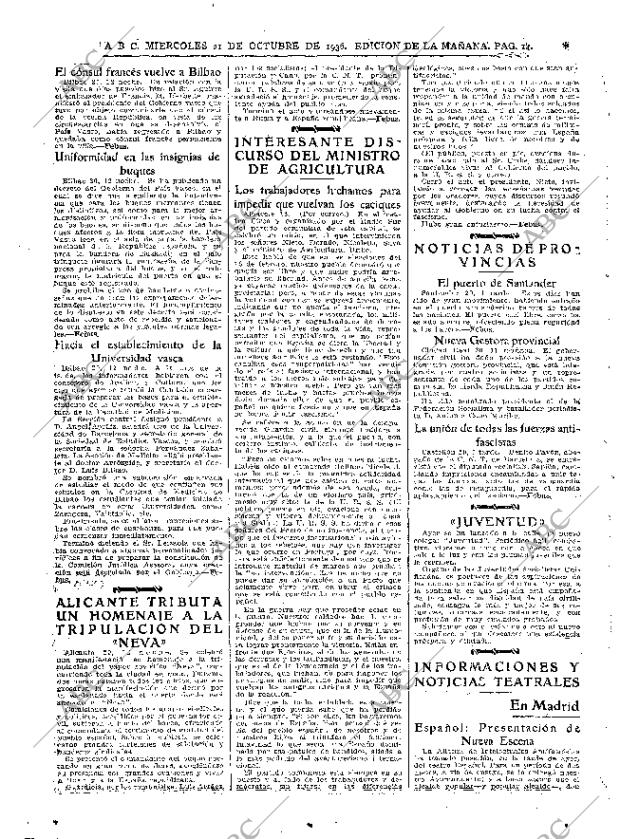 ABC MADRID 21-10-1936 página 14