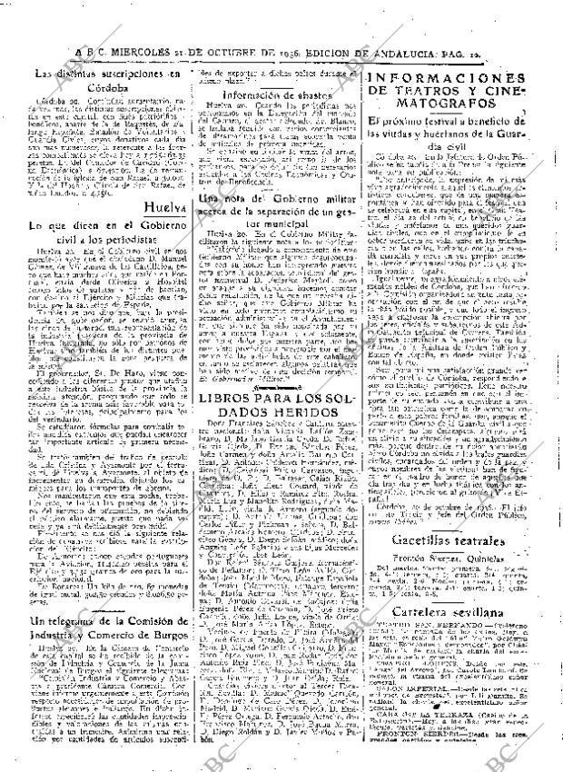 ABC SEVILLA 21-10-1936 página 12