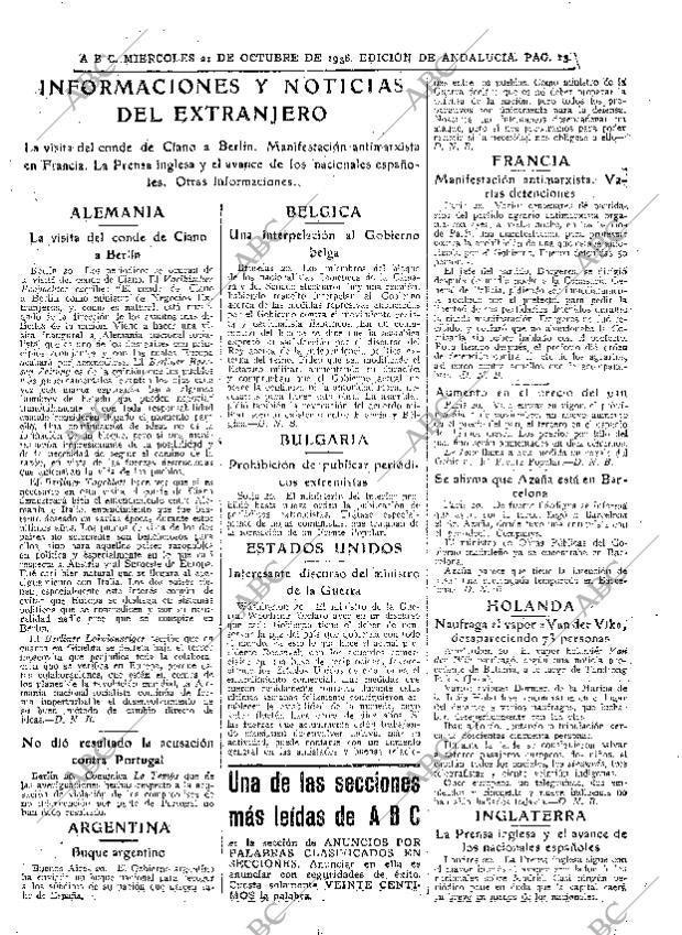 ABC SEVILLA 21-10-1936 página 13